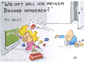 Karikatur zu Bu&szlig;e und Umkehr 2