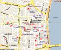 Stadtplan Köln